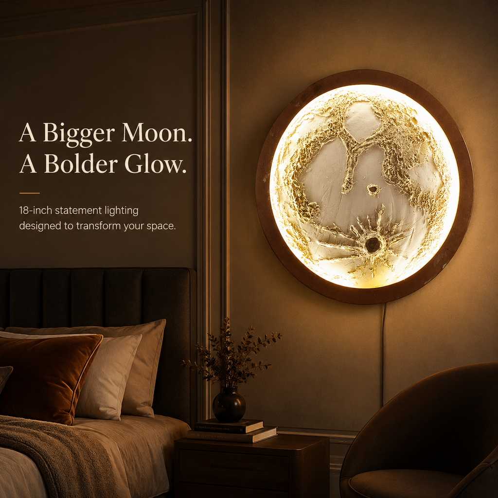 Warm Aura LED Wall Night Lamp – 18 Inch
