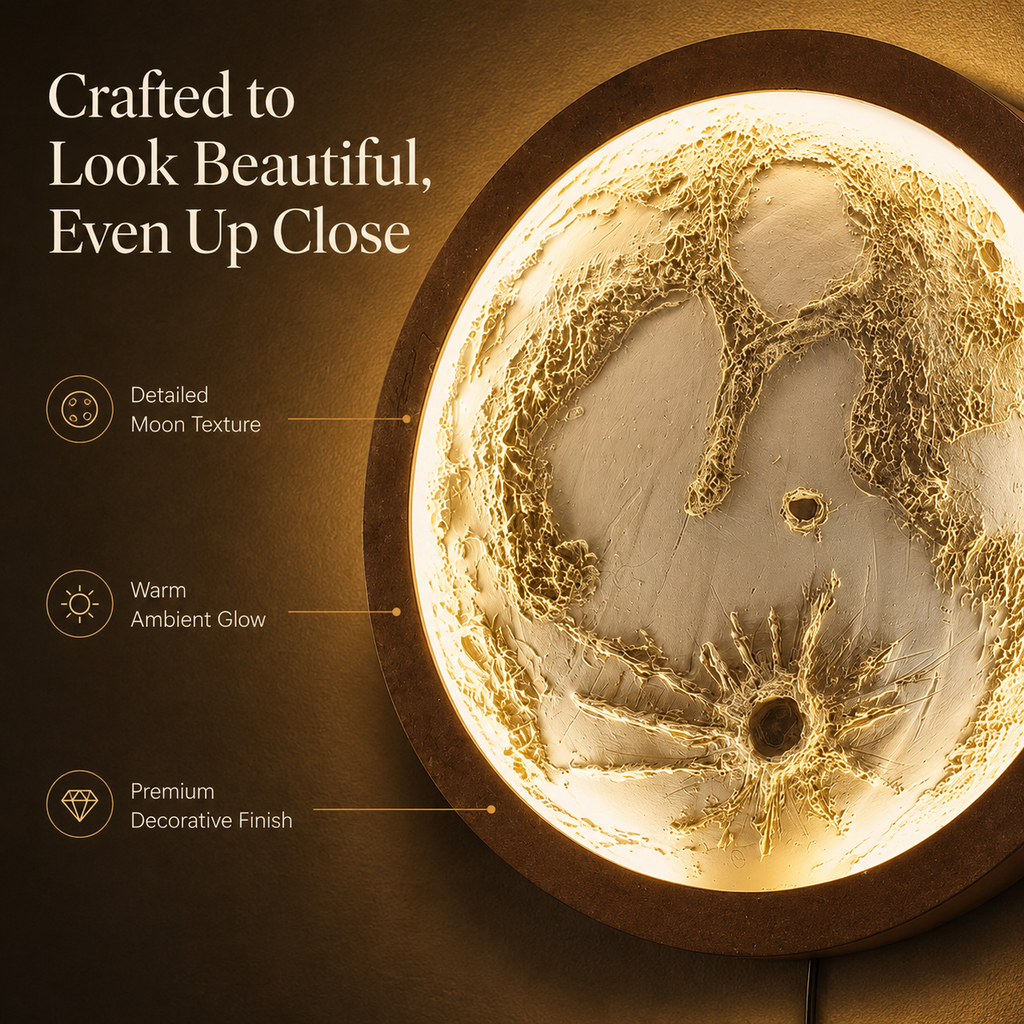 Warm Aura LED Wall Night Lamp – 18 Inch