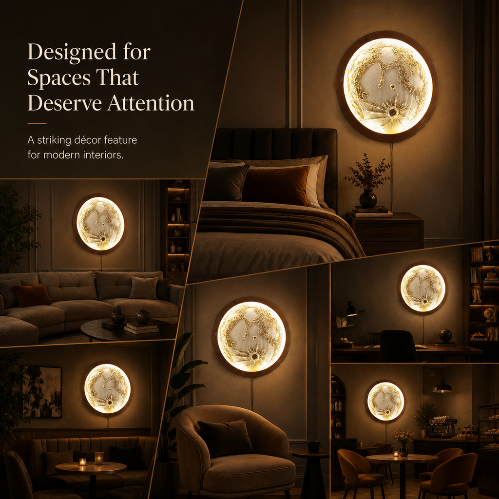 Warm Aura LED Wall Night Lamp – 18 Inch