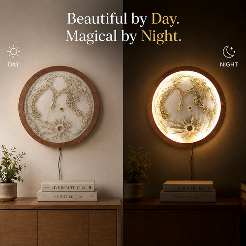 Modern Moon Decorative Night Lamp – 12 Inch
