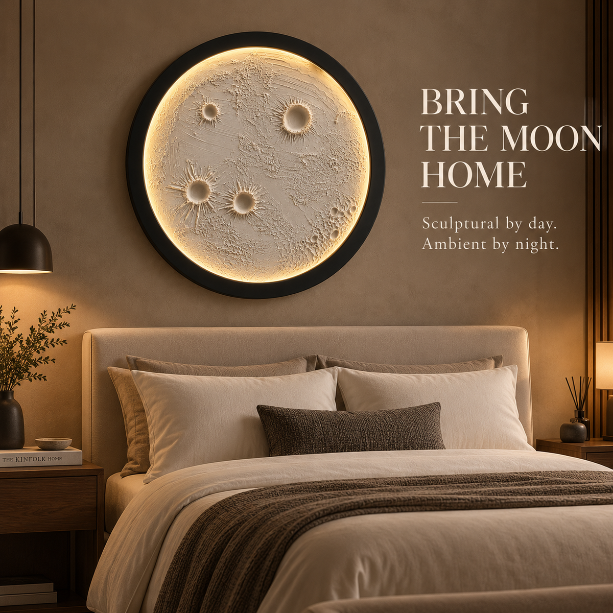 Giftaria™ 3D Moon Wall Lamp