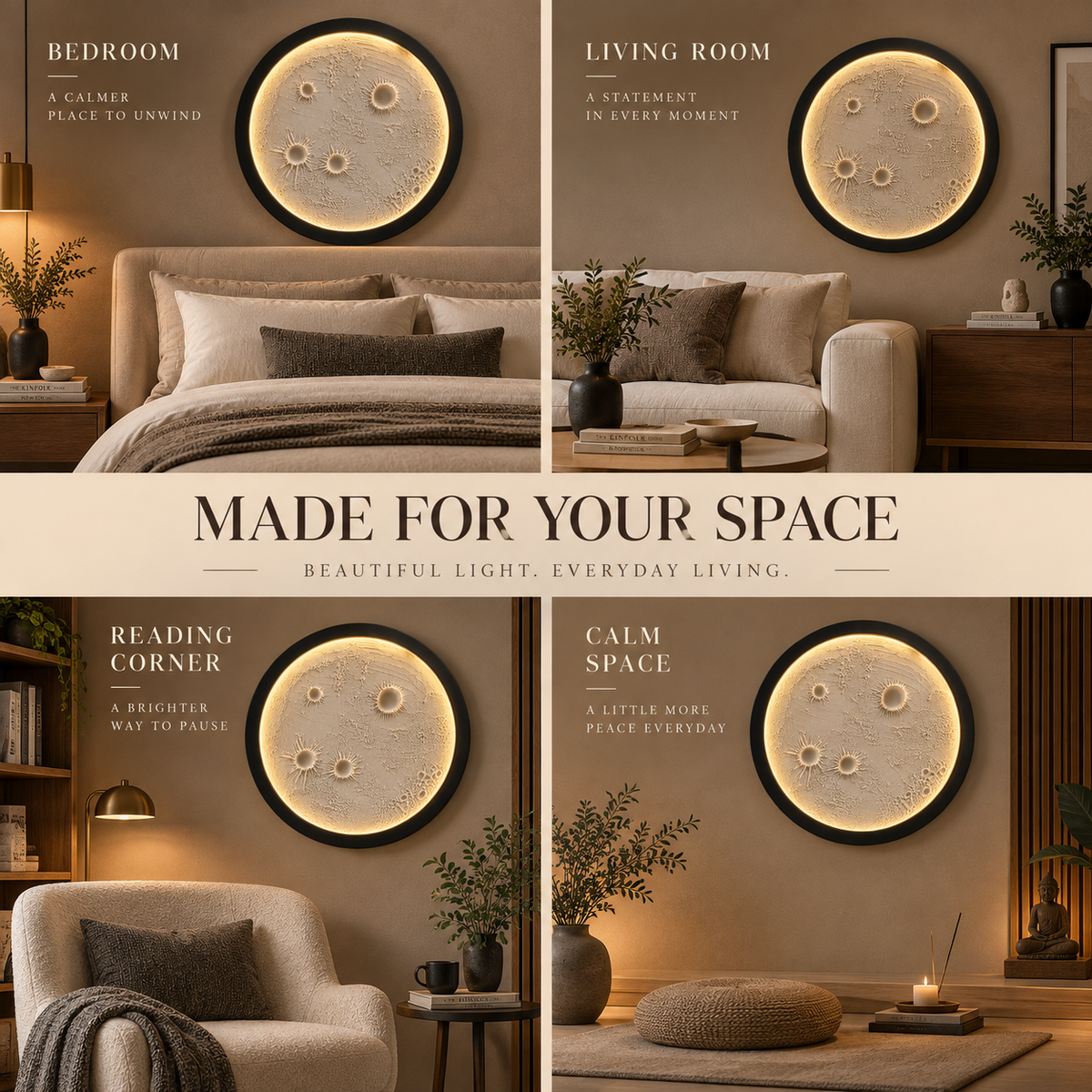 Giftaria™ 3D Moon Wall Lamp