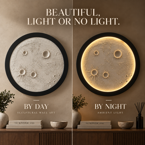 Giftaria™ 3D Moon Wall Lamp